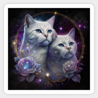 British Shorthairs In Universe Sticker